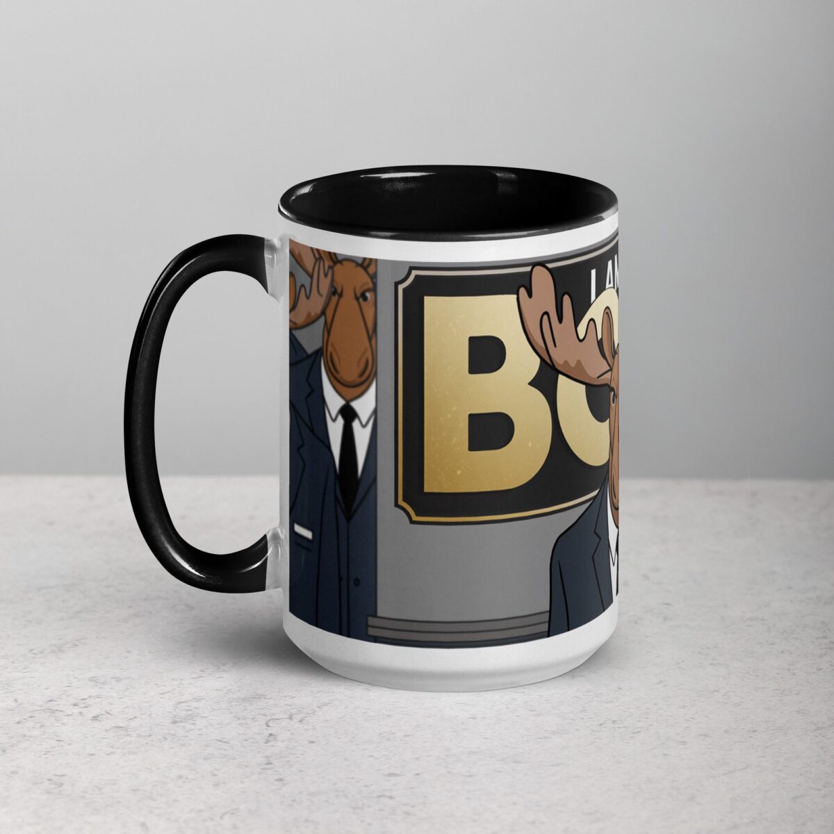 I am a Boss Moose Coffee Mug & Tea Cup - Image 5