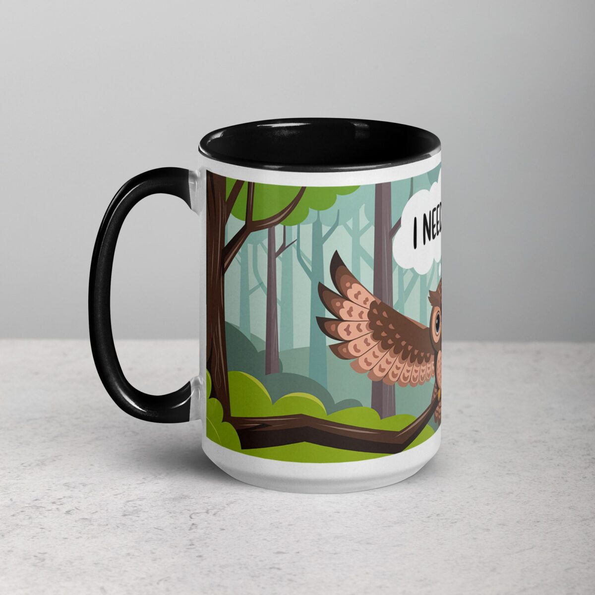 I Need a Hug Owl Coffee Mug & Tea Cup - Image 5