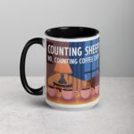 Counting Sheep? No, Counting Coffee Cups Mug - Image 5