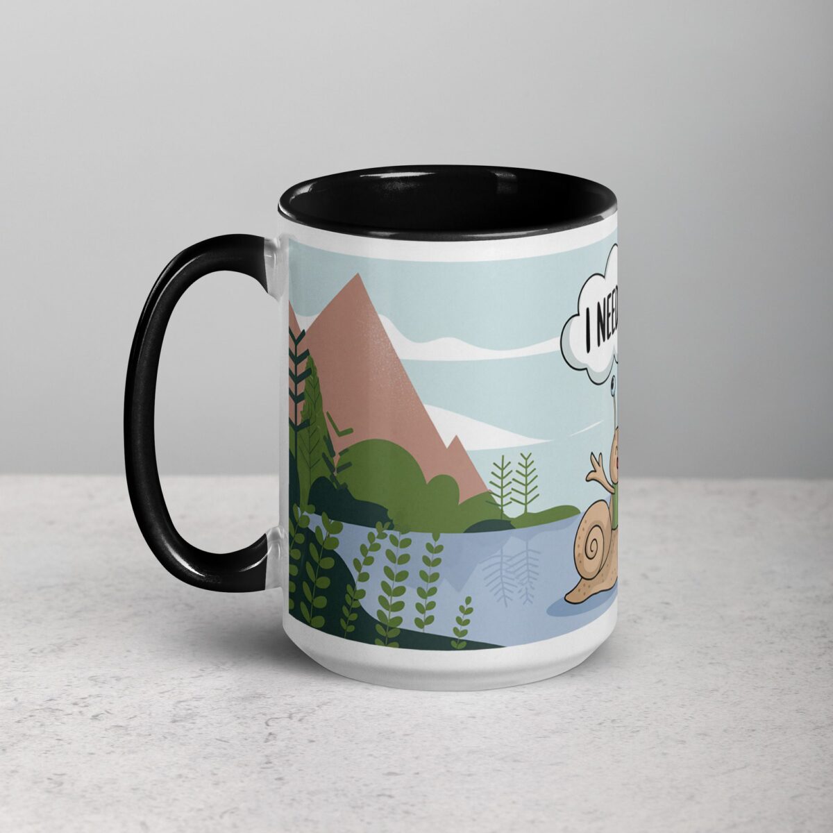 I Need a Hug Snail Coffee Mug & Tea Cup - Image 5