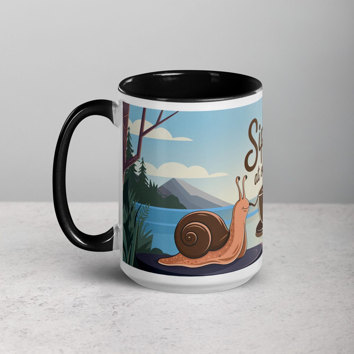 Sippin’ at My Own Pace Snail Coffee Mug - Image 5