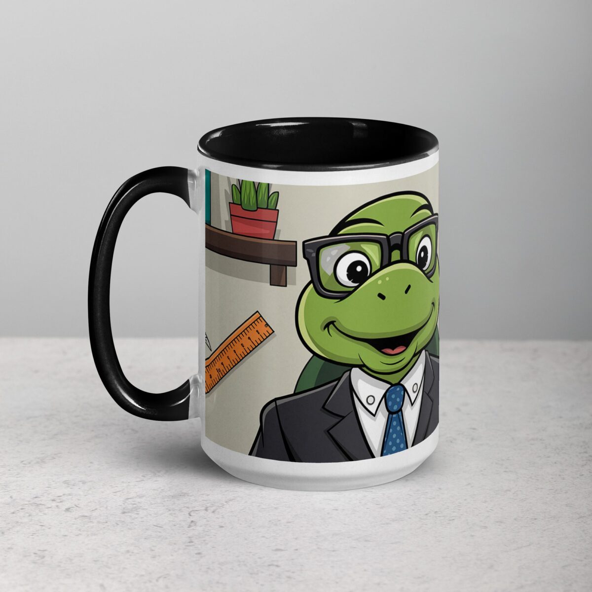 I am a Boss Turtle Coffee Mug & Tea Cup - Image 5