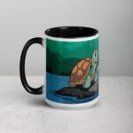 Caffeine Makes Me Come Out of My Shell Turtle Mug - Image 5