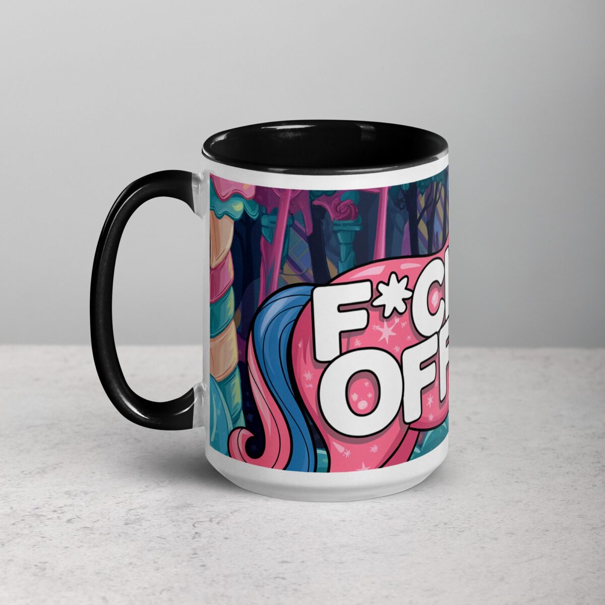 Middle Finger Unicorn Coffee Mug & Tea Cup - Image 5