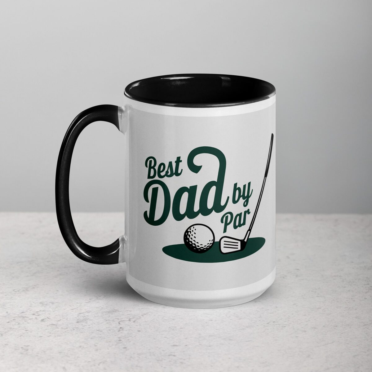 Best Dad By Par Golf Coffee Mug - Image 5