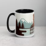 Papa Bear Runs on Coffee Fathers Day Mug - Image 5