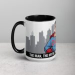 The Man, The Myth, The Legend... and His Coffee Dad Superhero Mug - Image 5