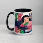 Behind Every Great Kid is a Mom Who Needs Coffee Mug - Image 5