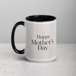 Happy Mothers Day Minimal Coffee Mug - Image 5