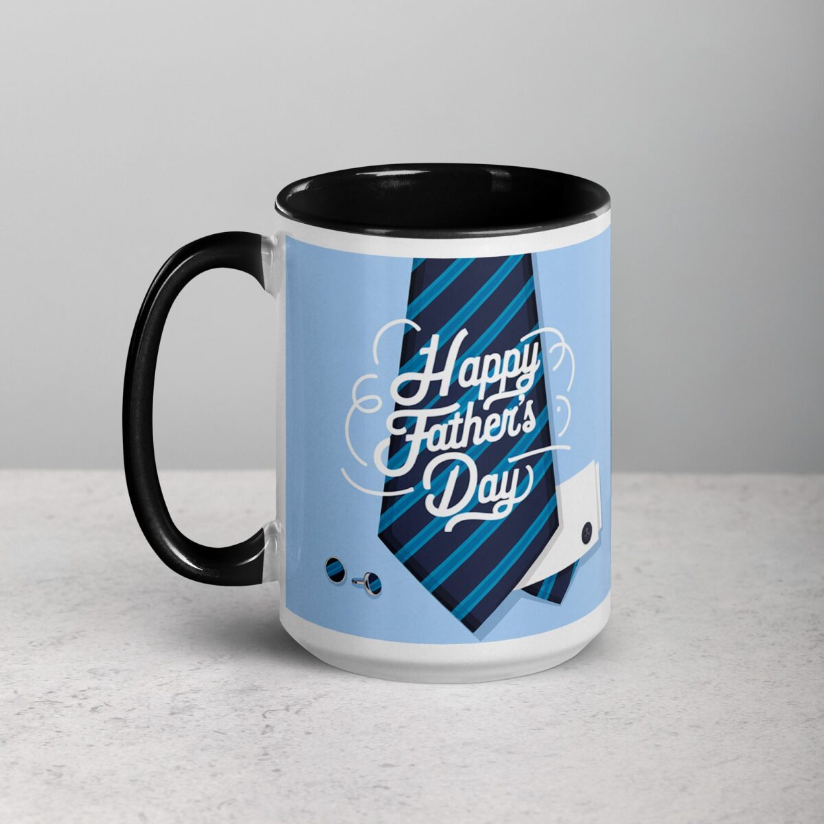 Happy Fathers Day Tie & Cufflinks Coffee Mug - Image 5