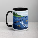 Happy Fathers Day Fishing Coffee Mug - Image 5