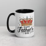 Happy Fathers Day Crown Coffee Mug - Image 5