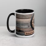 Retired: No Clock, No Boss, Just Coffee Retirement Mug - Image 5