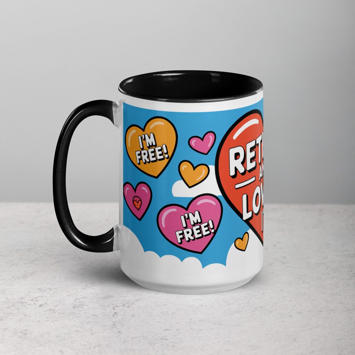 Retired and Lovin' It Coffee Mug & Tea Cup - Image 5
