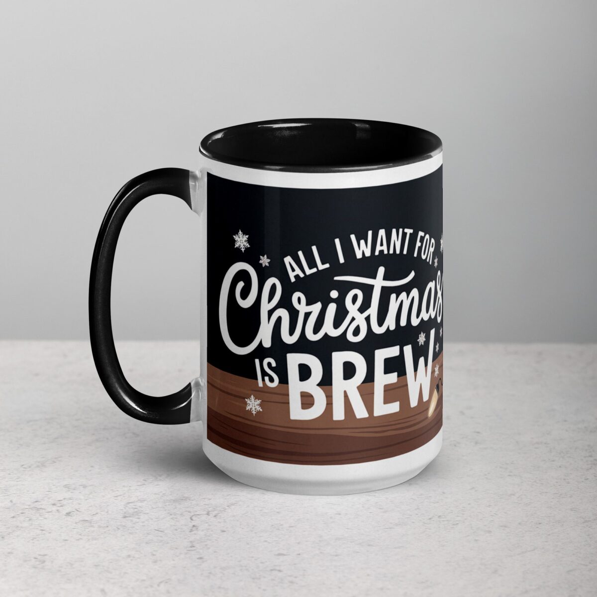 All I Want for Christmas is Brew Coffee Mug - Image 5