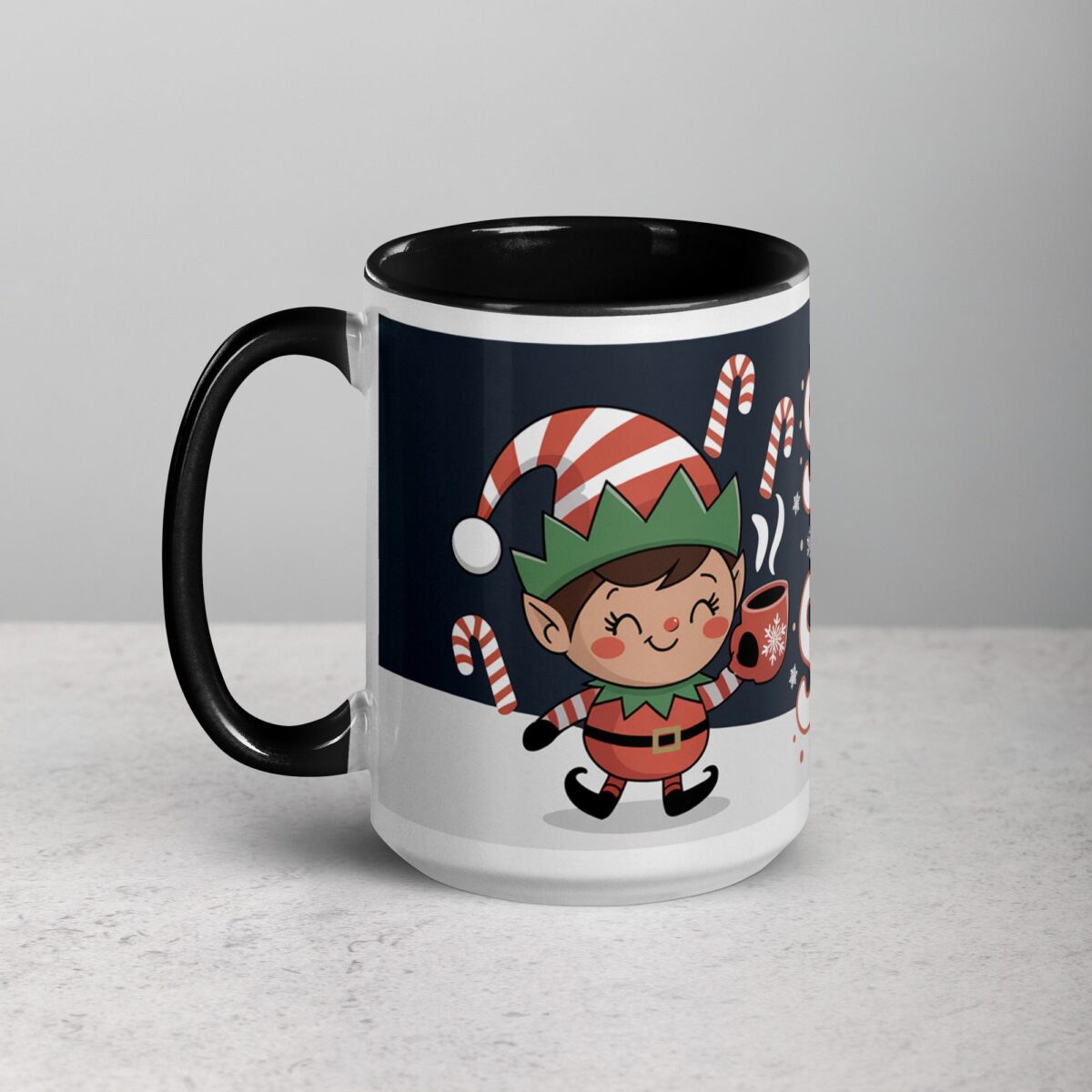 Santa’s Little Sipper Christmas Mug & Tea Cup - Image 5