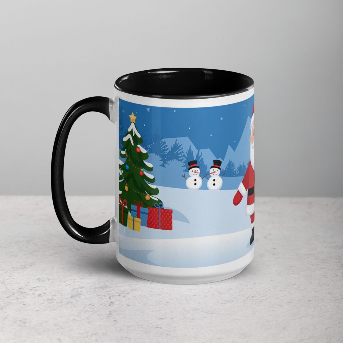 Santa Claus Winter Christmas Coffee Mug - Image 5