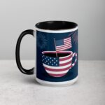 Caffeinated and Free 4th of July Coffee Mug - Image 5