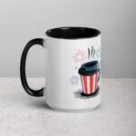 Red, White, and Brew July 4th Coffee Mug - Image 5