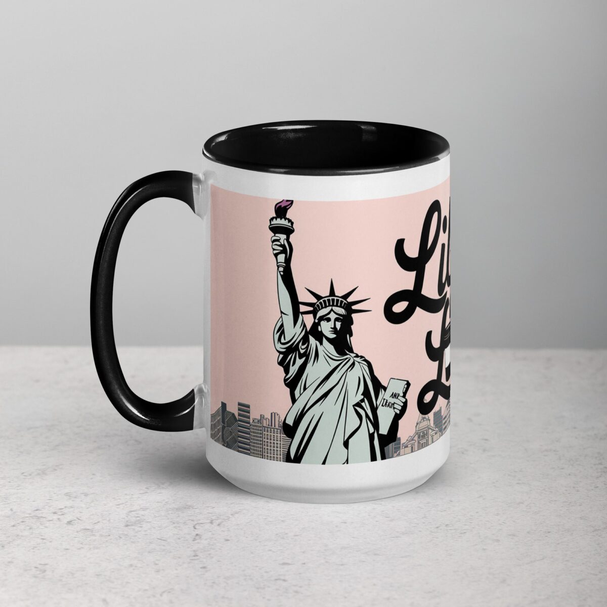 Liberty and Lattes 4th of July Coffee Mug - Image 5