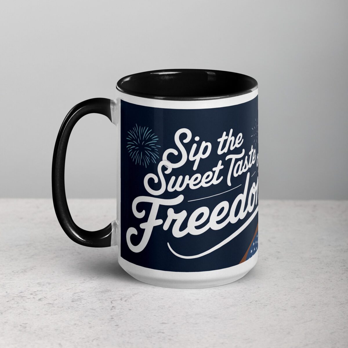 Sip the Sweet Taste of Freedom Coffee Mug - Image 5