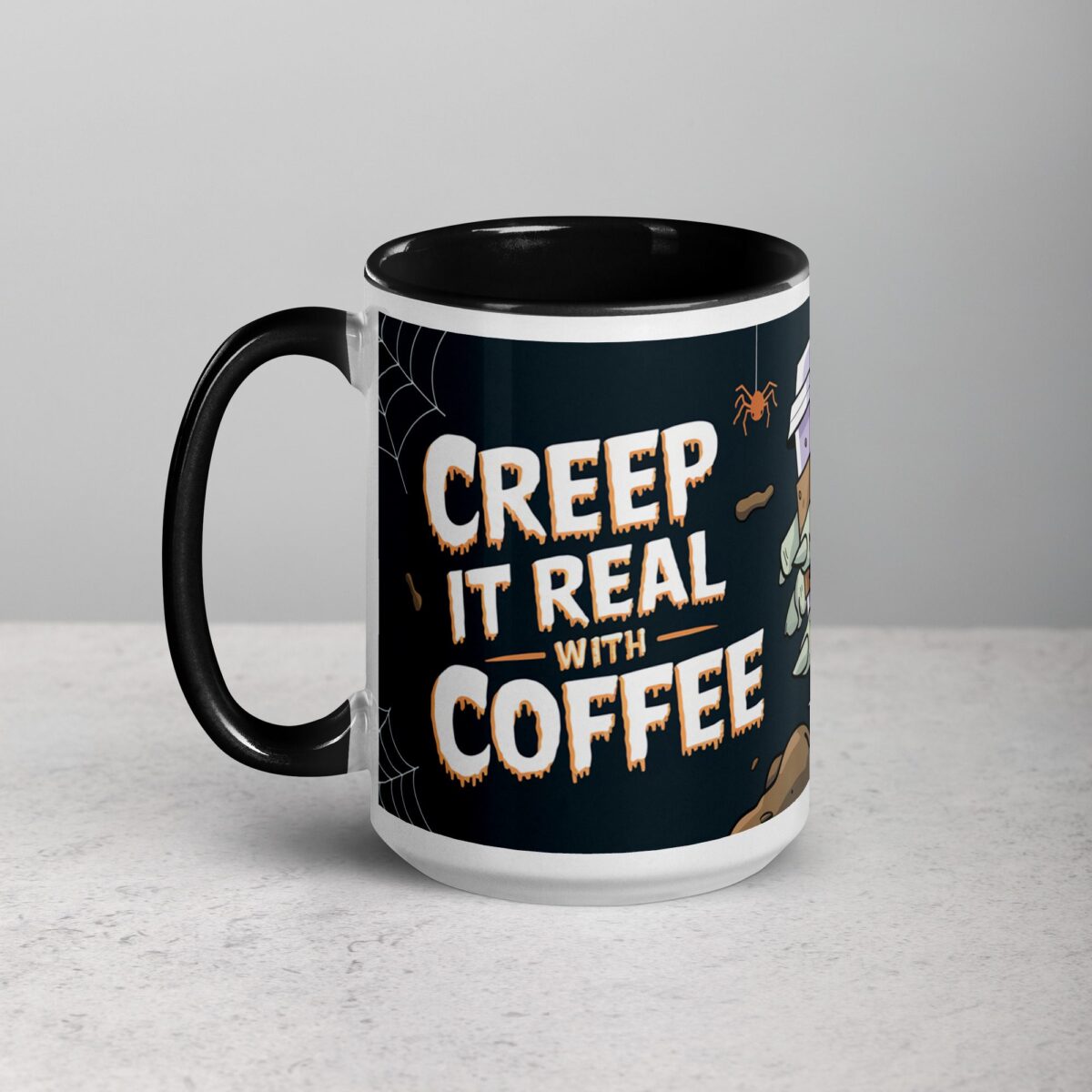 Creep It Real With Coffee Halloween Mug - Image 5