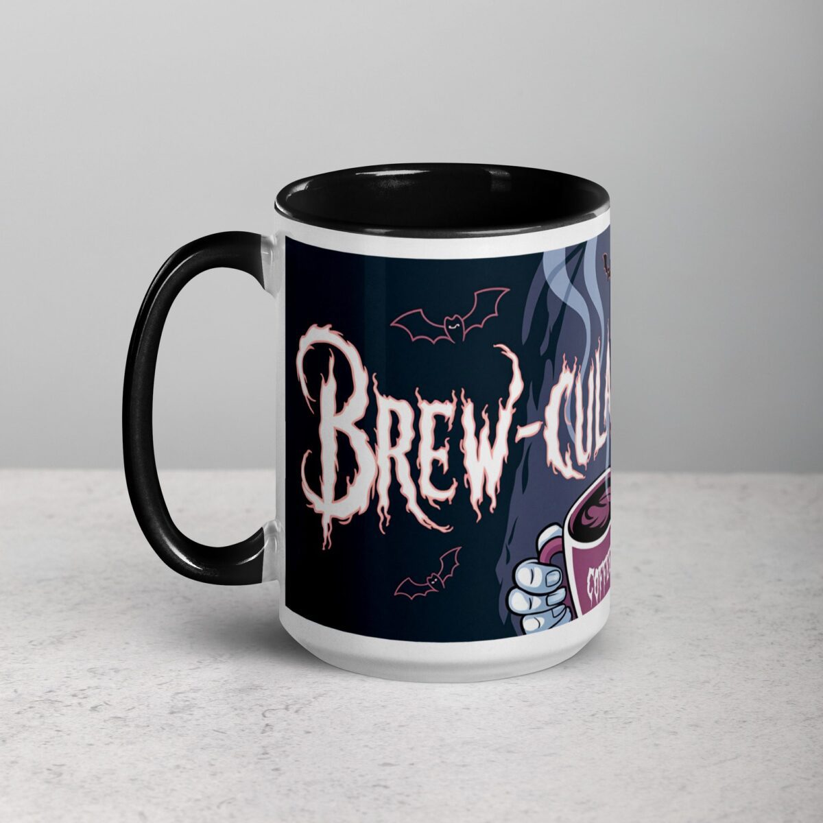Brew-cula Halloween Dracula Coffee Mug - Image 5