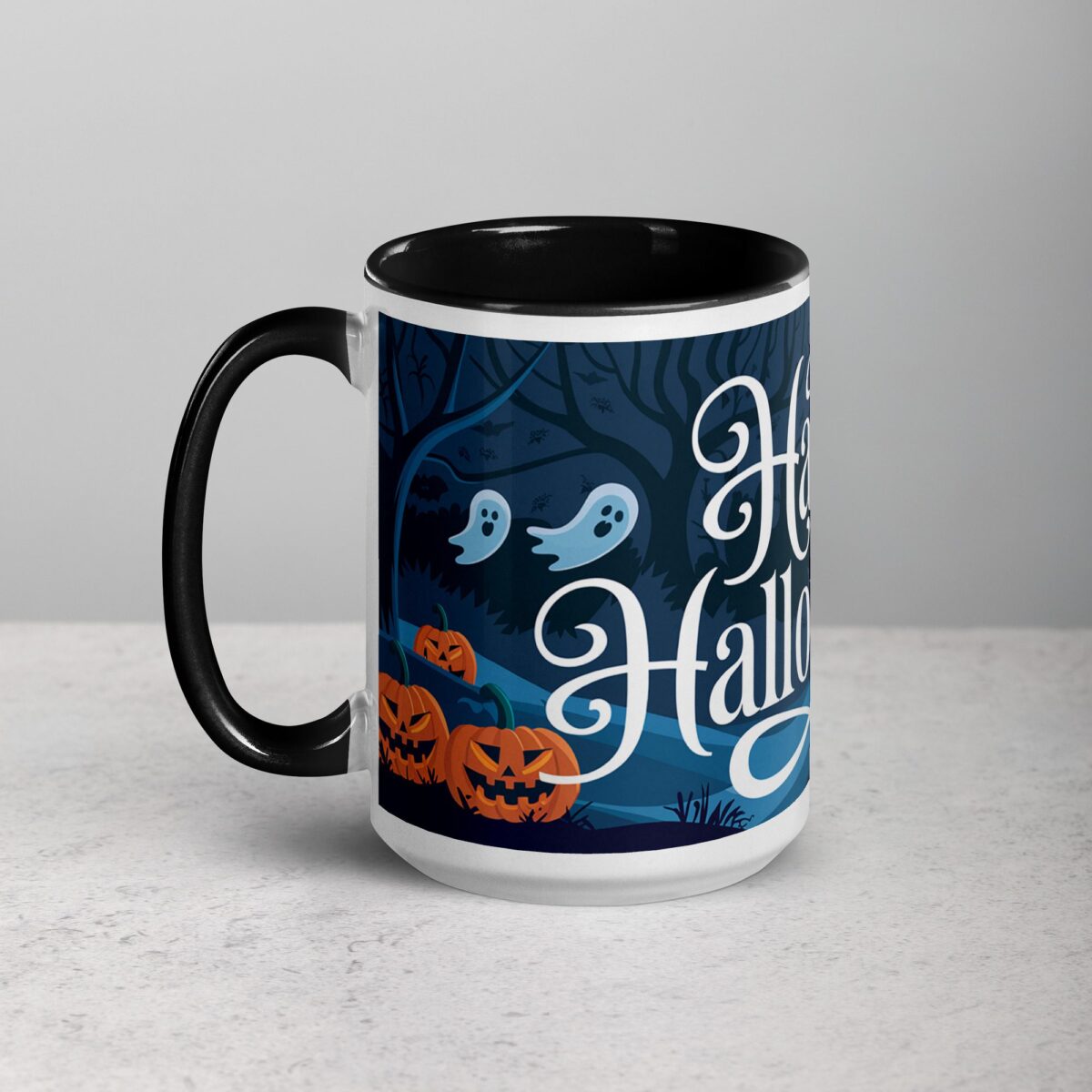 Happy Halloween Elegant Coffee Mug & Tea Cup - Image 5