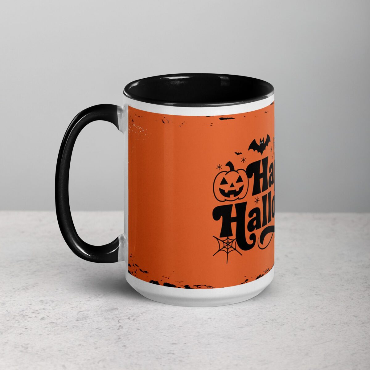 Happy Halloween Retro Coffee Mug & Tea Cup - Image 5