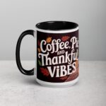 Coffee, Pie, & Thankful Vibes Mug - Image 5