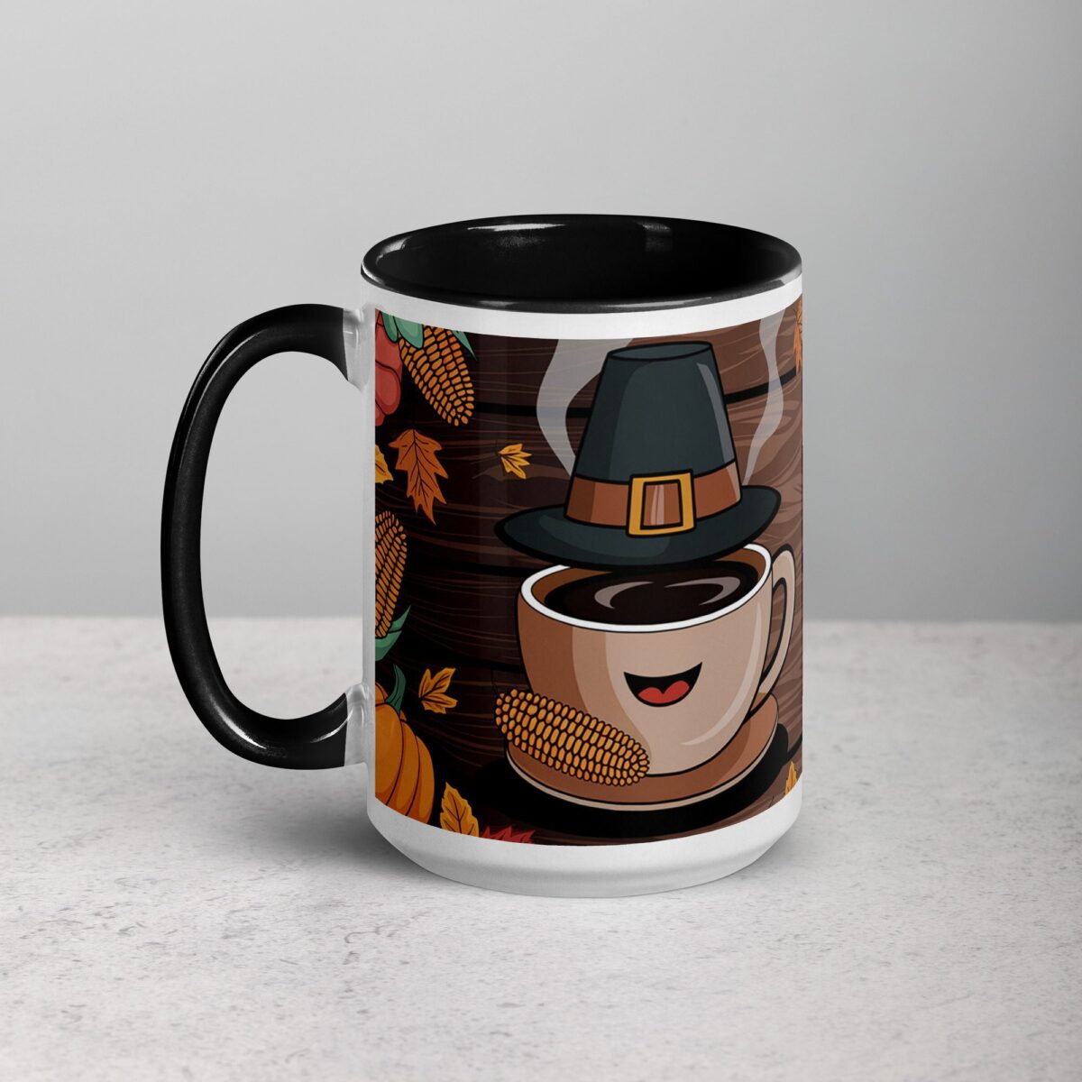 Let’s Give Thanks and Get Caffeinated Mug - Image 5