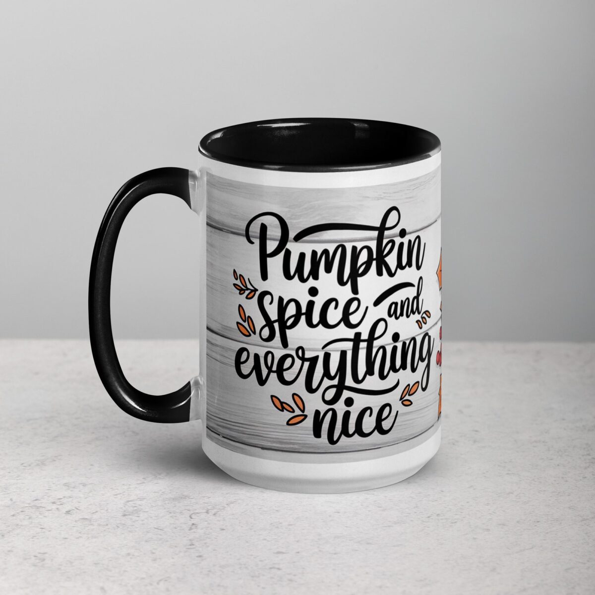Pumpkin Spice & Everything Nice Thanksgiving Mug - Image 5