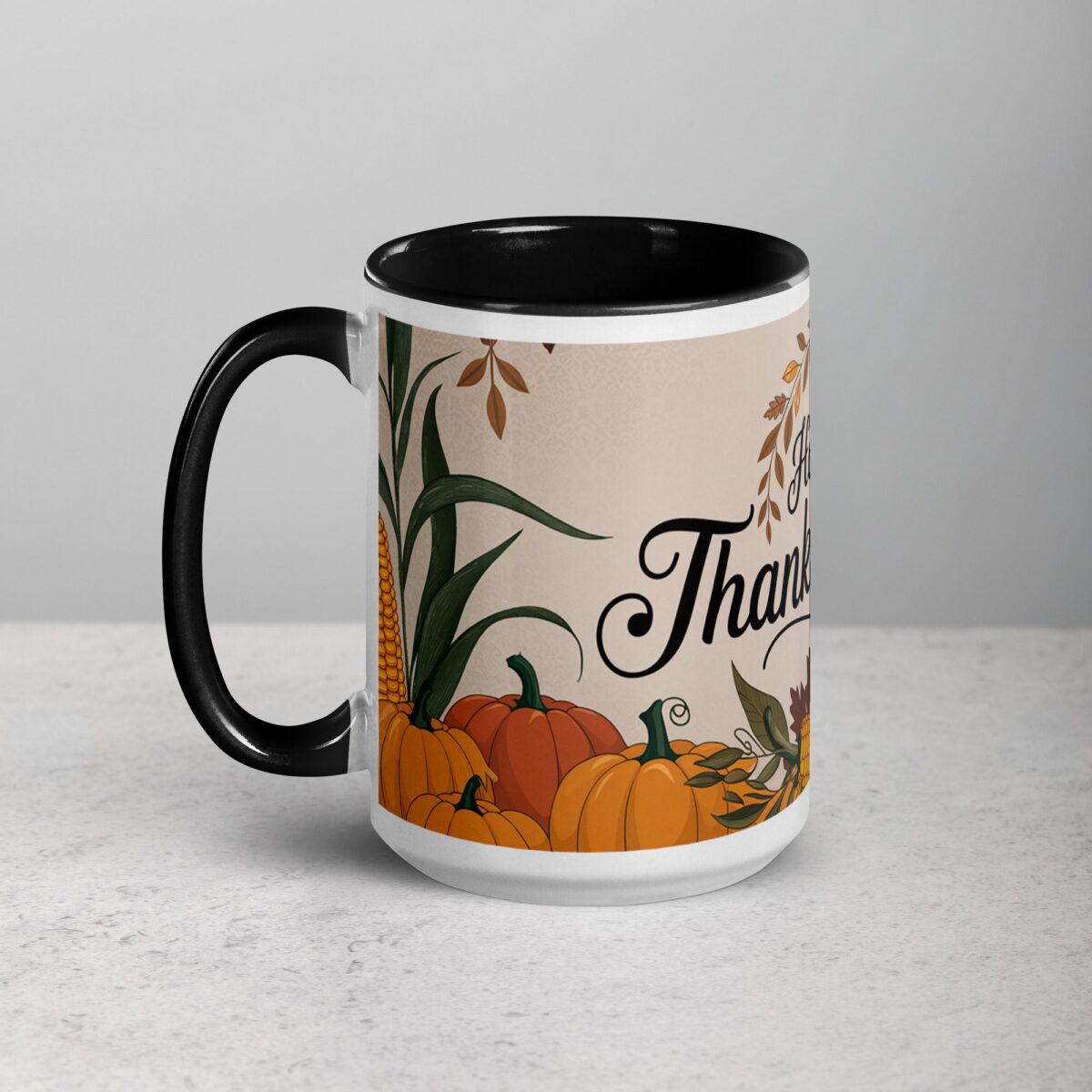 Happy Thanksgiving Sophisticated Coffee Mug & Tea Cup - Image 5