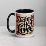 Steaming Hot Love Valentines Day Coffee Mug - Image 5