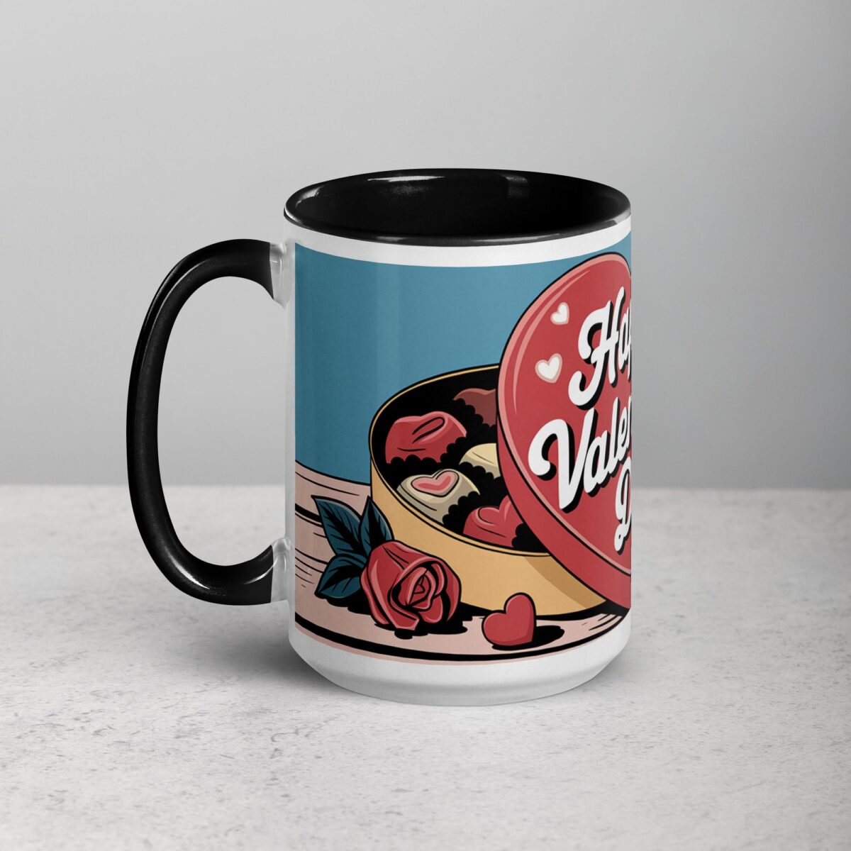 Happy Valentine's Day Retro Coffee Mug - Image 5