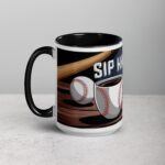 Sip Happens, Then We Play Ball Coffee Mug - Image 5
