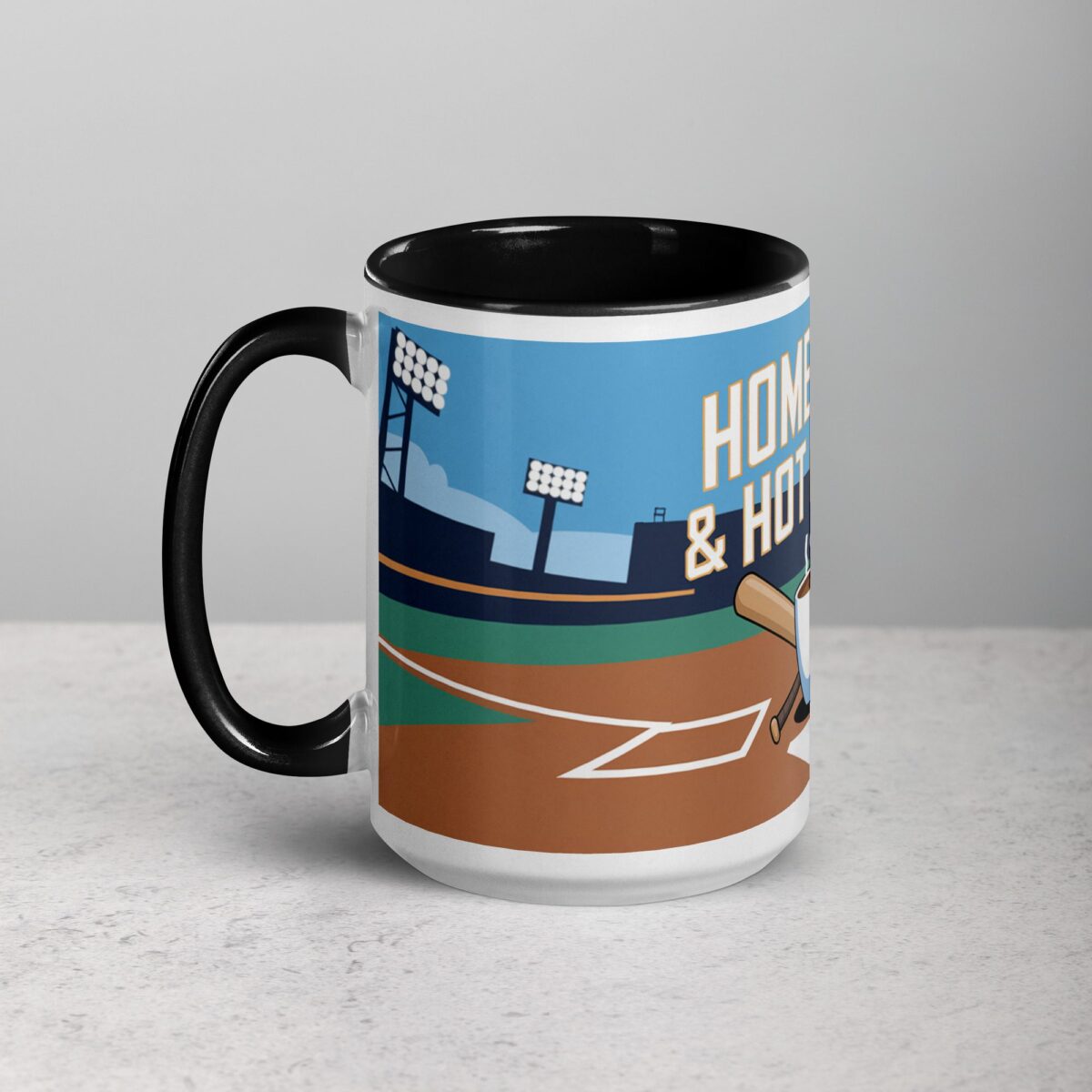 Home Runs & Hot Coffee Baseball Mug - Image 5