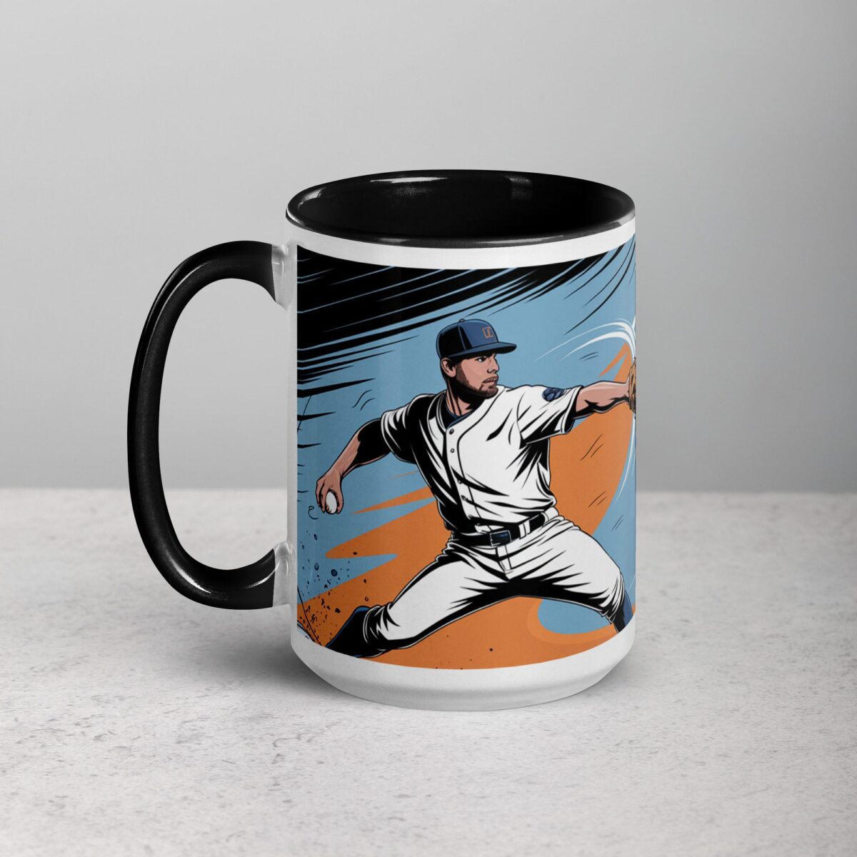Coffee & Curveballs Baseball Mug - Image 5