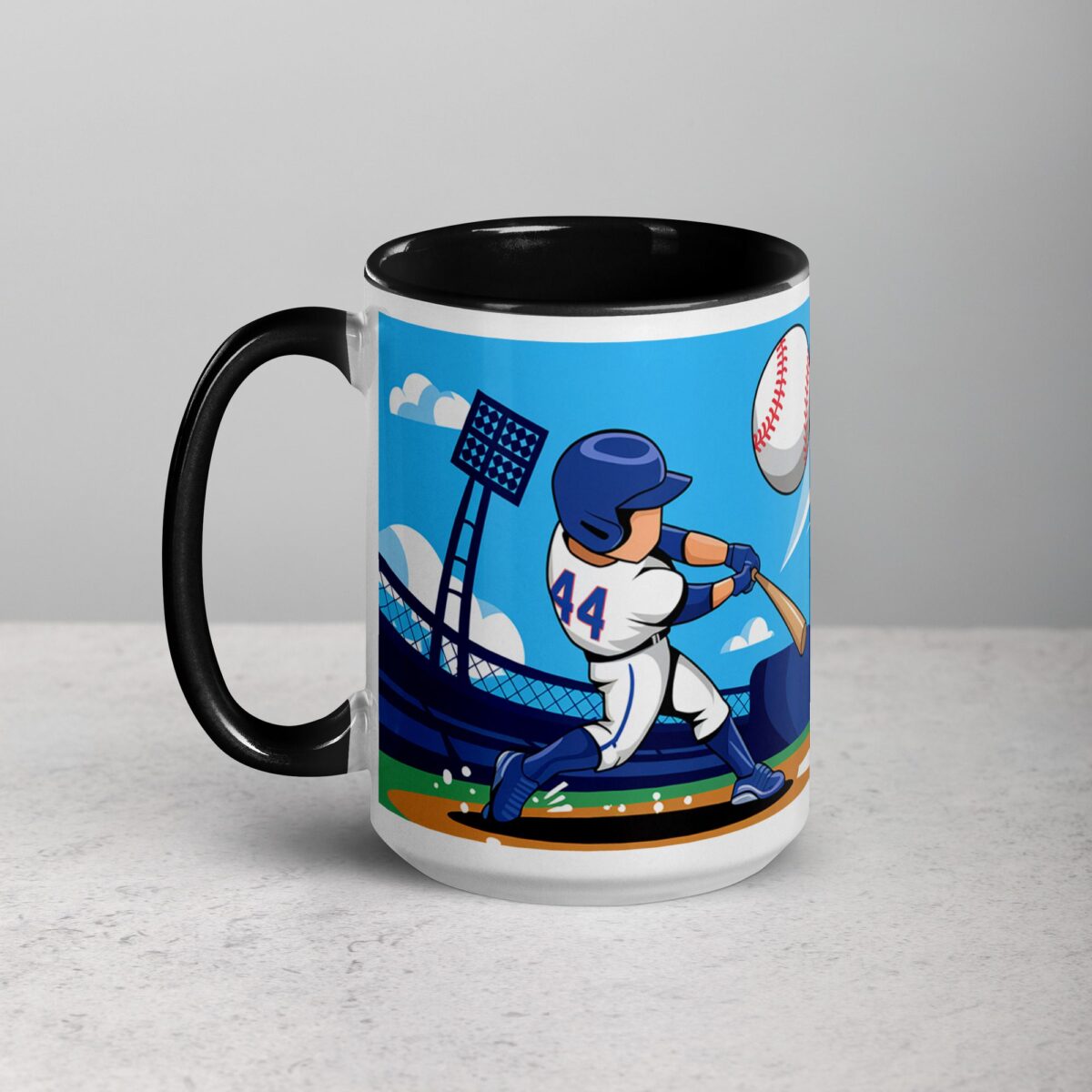 I Love Baseball Fun Coffee Mug & Tea Cup - Image 5