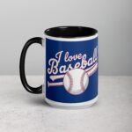 I Love Baseball Retro Coffee Mug & Tea Cup - Image 5