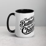 Float Like a Butterfly, Sip Like a Champ Coffee & Tea Mug - Image 5