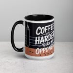 Coffee Hits Harder Than My Opponent Boxing Mug - Image 5