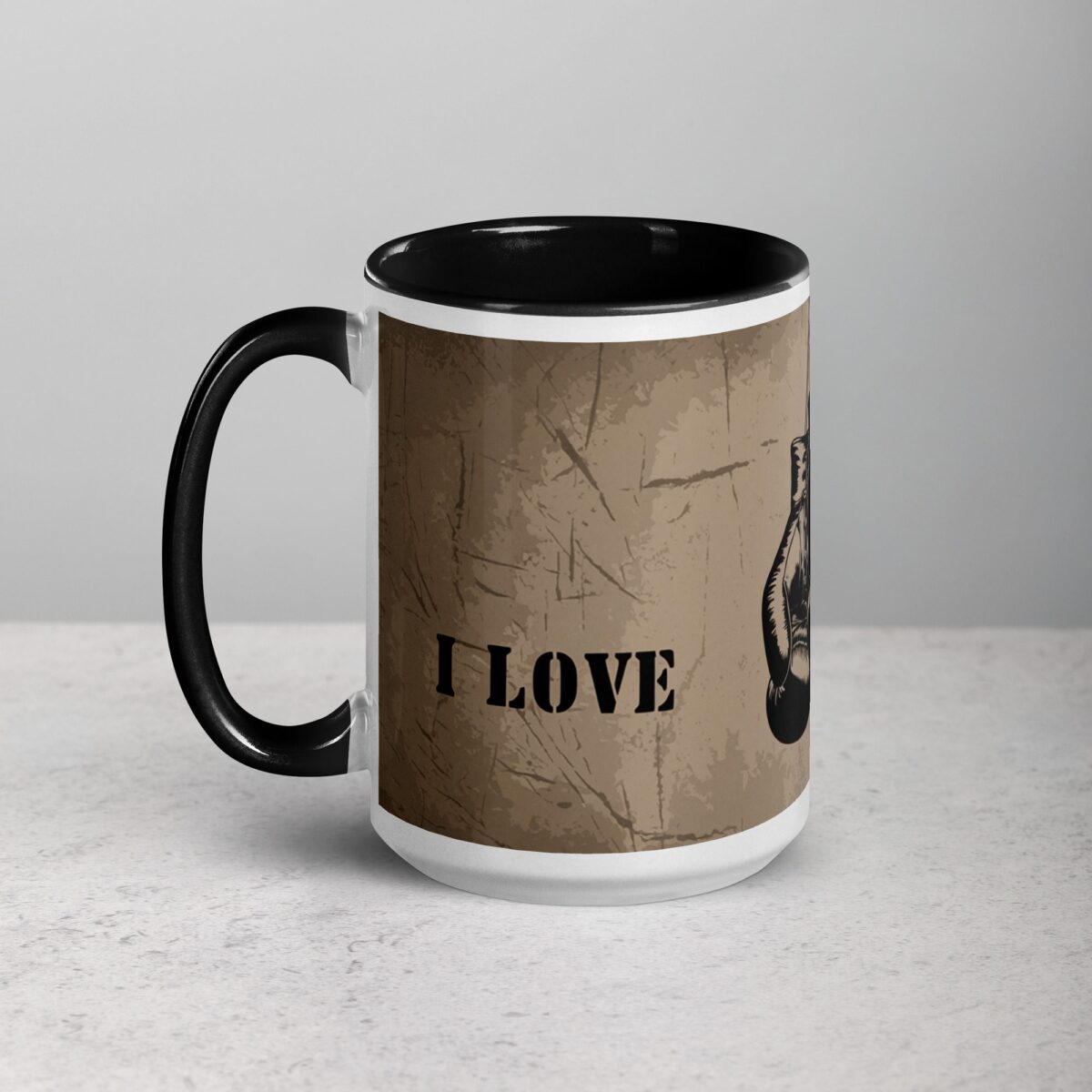 I Love Boxing Sophisticated Coffee Mug & Tea Cup - Image 5