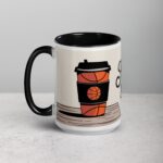 Hoops & Sips Basketball Coffee Mug & Tea Cup - Image 5