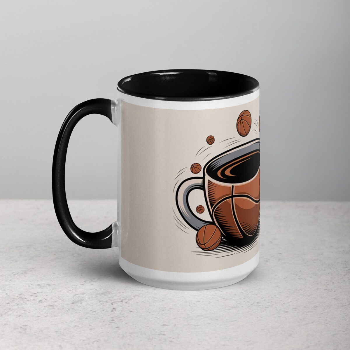 Ball is Life, Coffee is Fuel Basketball Mug - Image 5