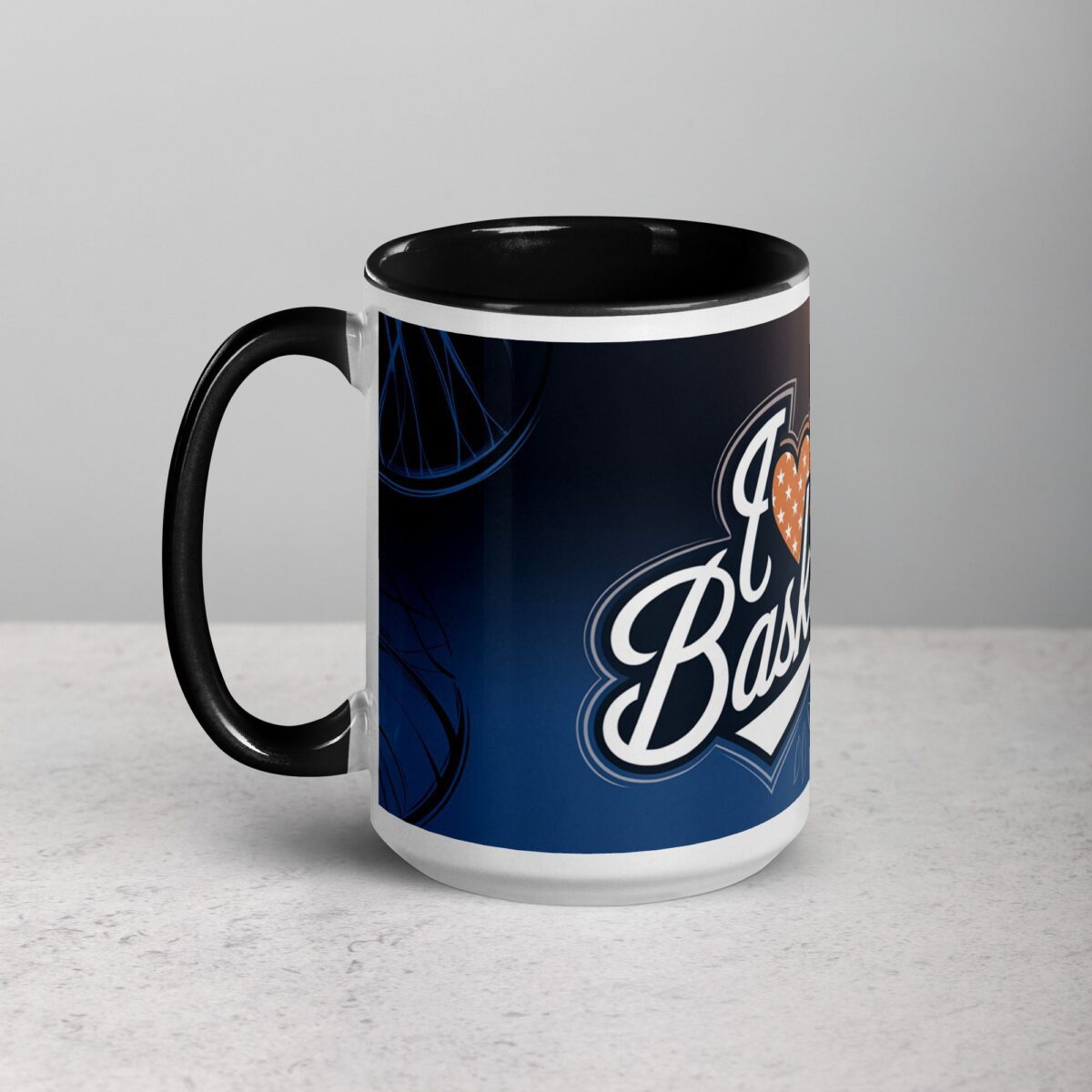 I Love Basketball Sophisticated Coffee Mug & Tea Cup - Image 5