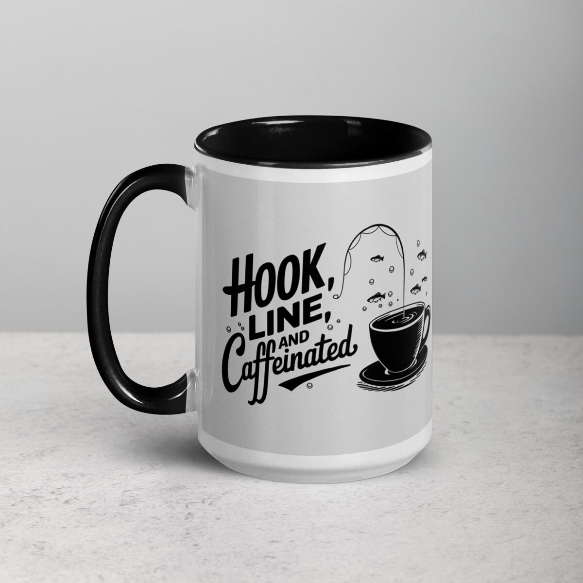 Hook, Line, and Caffeinated Fishing Mug - Image 5
