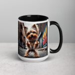 Yorkie Middle Finger Coffee Mug & Tea Cup - Image 6