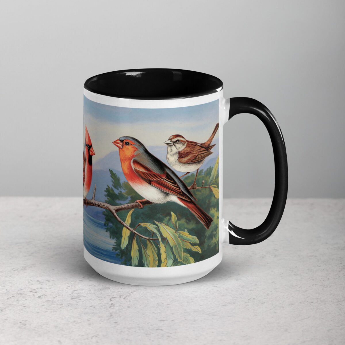 Bird on a Branch Coffee Mug & Tea Cup - Image 6
