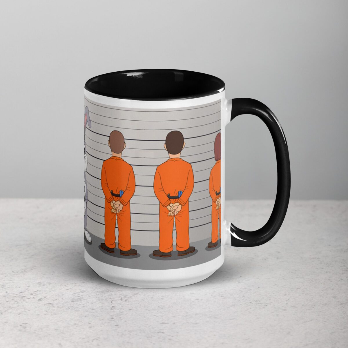 Bad Bunny Police Line  Coffee Mug & Tea Cup - Image 6